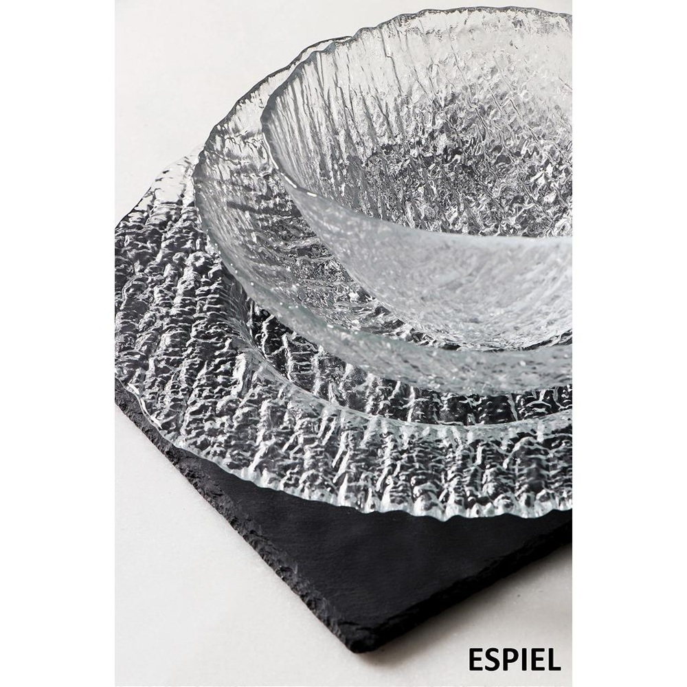 Πιάτο Σερβιρίσματος Γυάλινο Διαφανές Με Χείλος Ø33,5 cm Ramos Espiel HOR1131K6 - 2