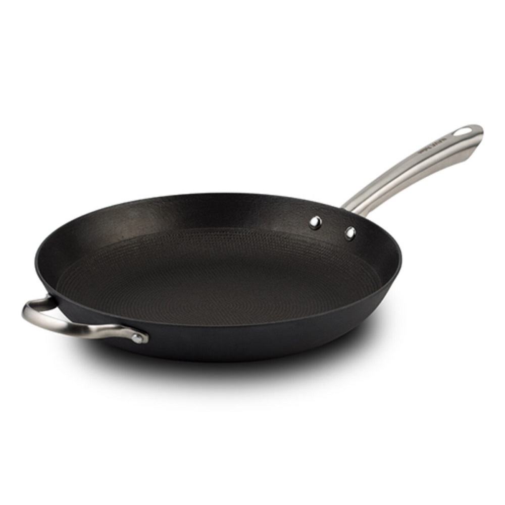 Τηγάνι Μαντεμένιο 3,5Lt Φ32cm Αντικολλητικό Με Ανοξείδωτη Λαβή Atlas Nava 10-205-021 - 