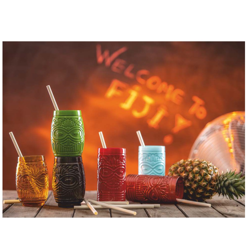 Ποτήρι Cocktail Γυάλινο Γαλάζιο 500ml Ø7,4xH15cm Fiji Colored Highball Uniglass 30410CF202 - 2