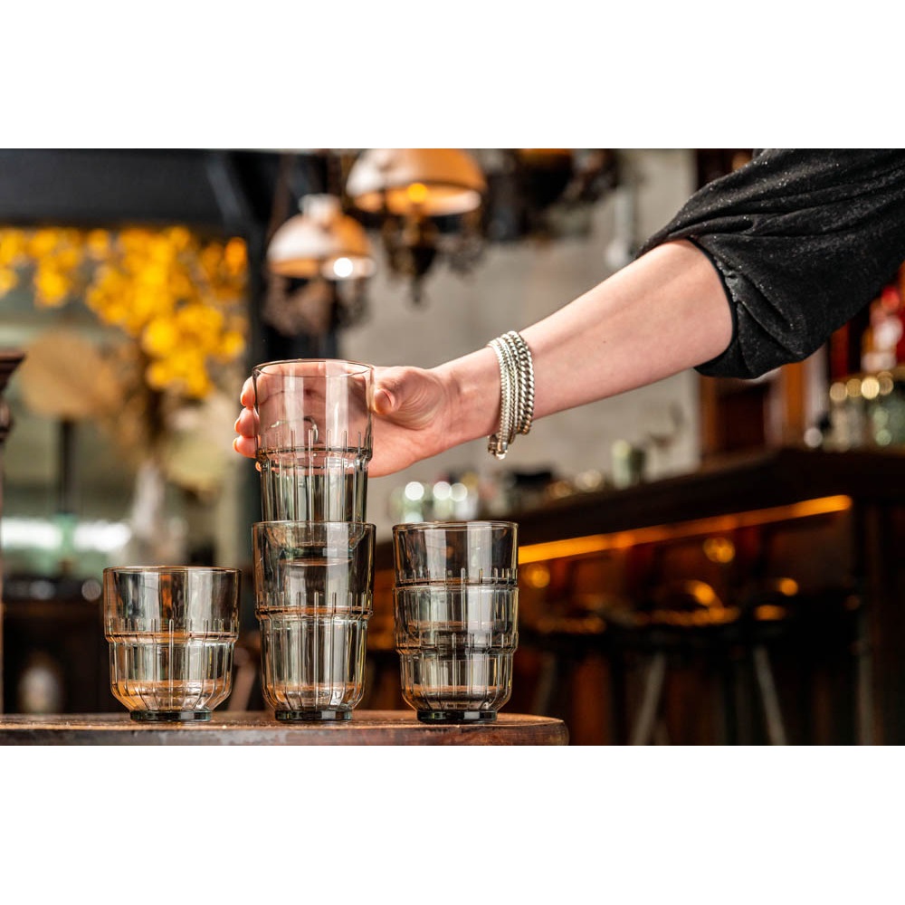 Ποτήρι Γυάλινο Beverage 350ml Ø8,4xH14cm Linq ONIS 40.00101 - 3
