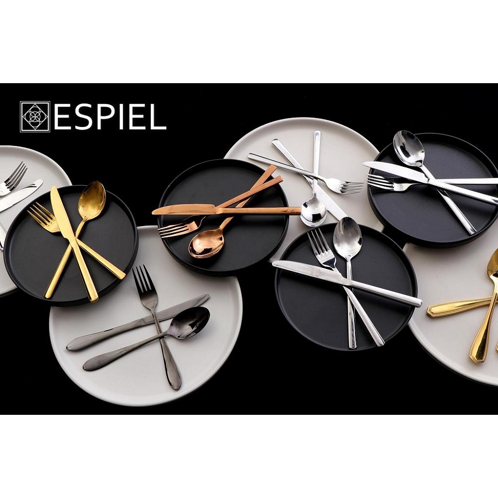 Πιάτο Ρηχό Step Πορσελάνης Φ21xH2,5cm Terra Matt Black Espiel TLM132K6 - 2