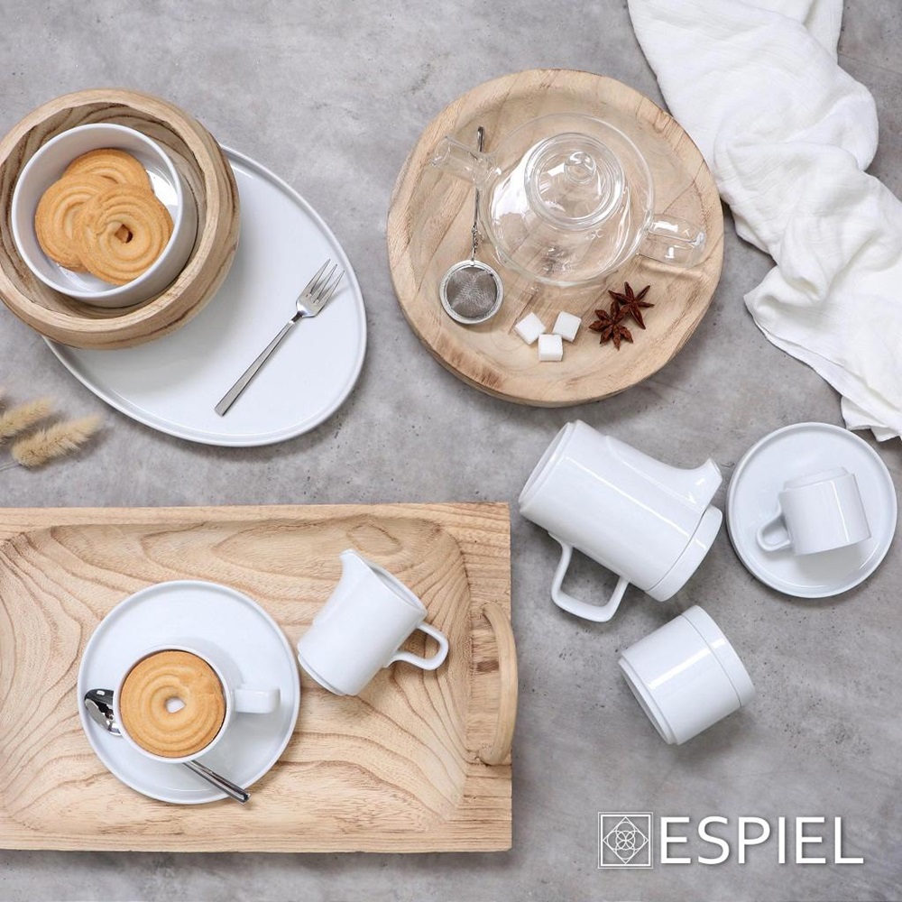 Τσαγιέρα Γυάλινη Διάφανη 350ml 15,5x9xH13cm - Espiel LOR731 - 4