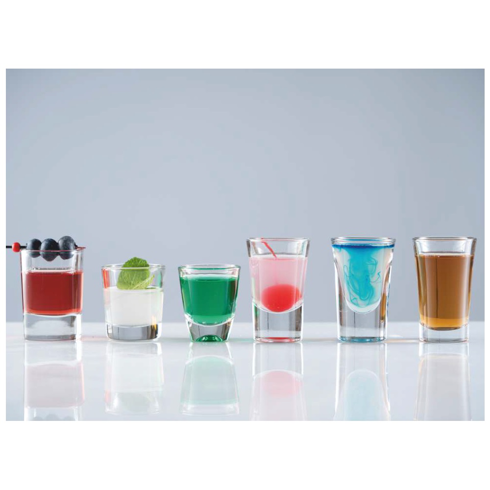 Ποτήρι Σφηνάκι Liqueur Γυάλινο Διάφανο 47ml Ø4,5xH7,1cm Cheerio Uniglass 56087 - 2