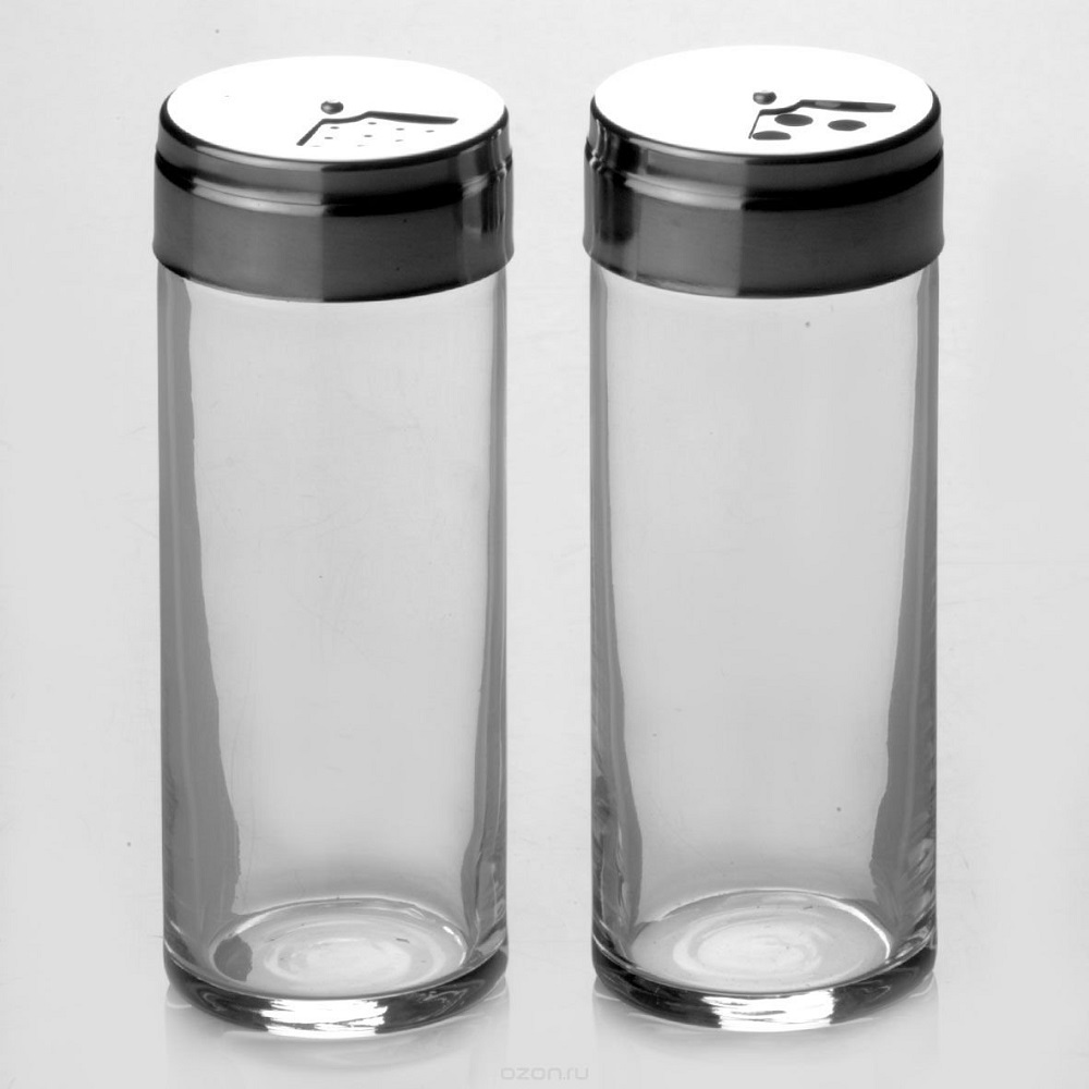 Δοχεία Μπαχαρικών Γυάλινα 240ml Φ4,5xH14,8cm Σετ 2 τμχ Basic Pasabahce SP43890 - 5