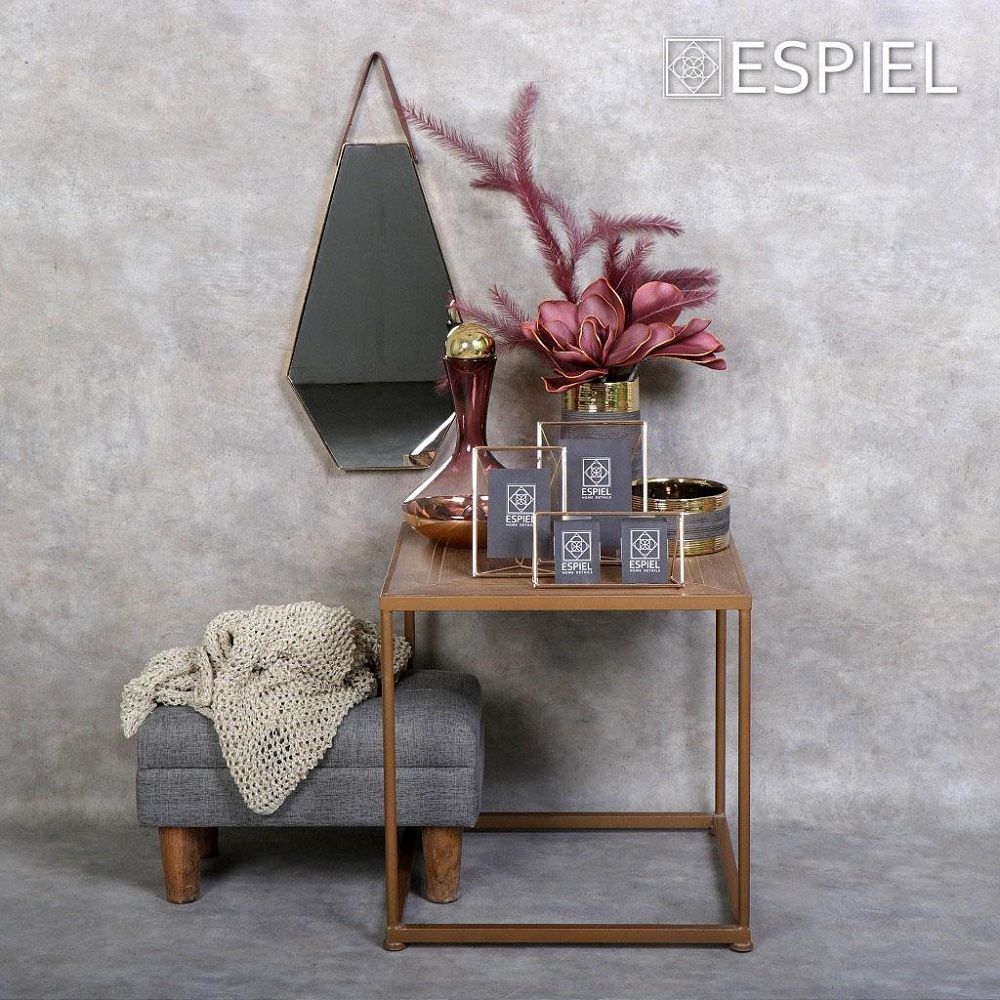 Κορνίζα Μεταλλική 10x15cm Χρυσή 10x1,5xH15cm Luxe Espiel FAM109 - 2
