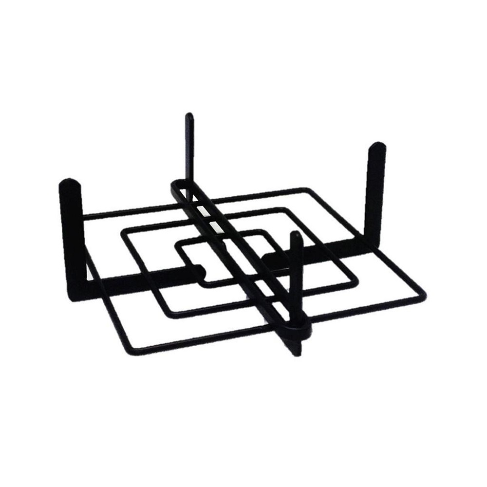 Χαρτοπετσετοθήκη Μεταλλική Μαύρη 21x21xH8cm Espiel MTT306 - 