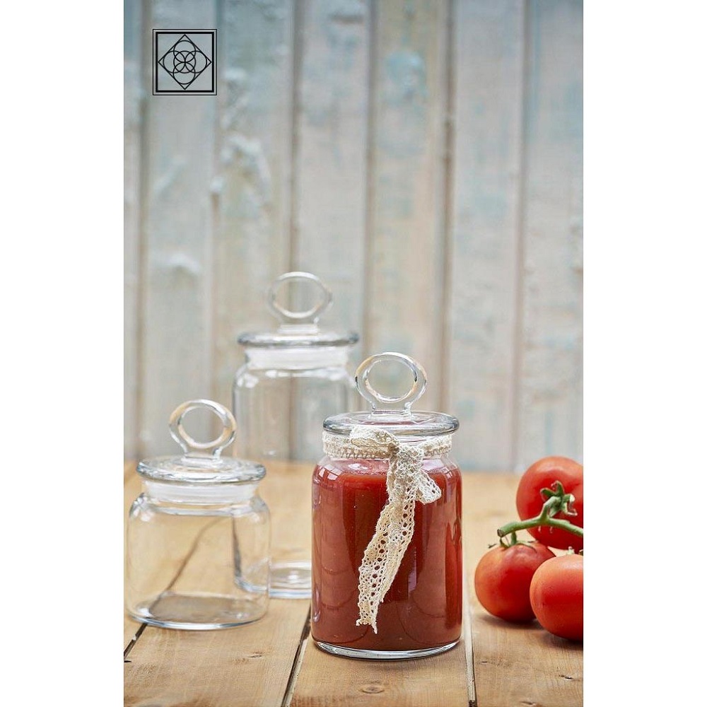 Δοχείο Γυάλινο Με Καπάκι 1130ml Ø8xH17,8cm Kitchen Slim Pasabahce SP96761G1 - 3