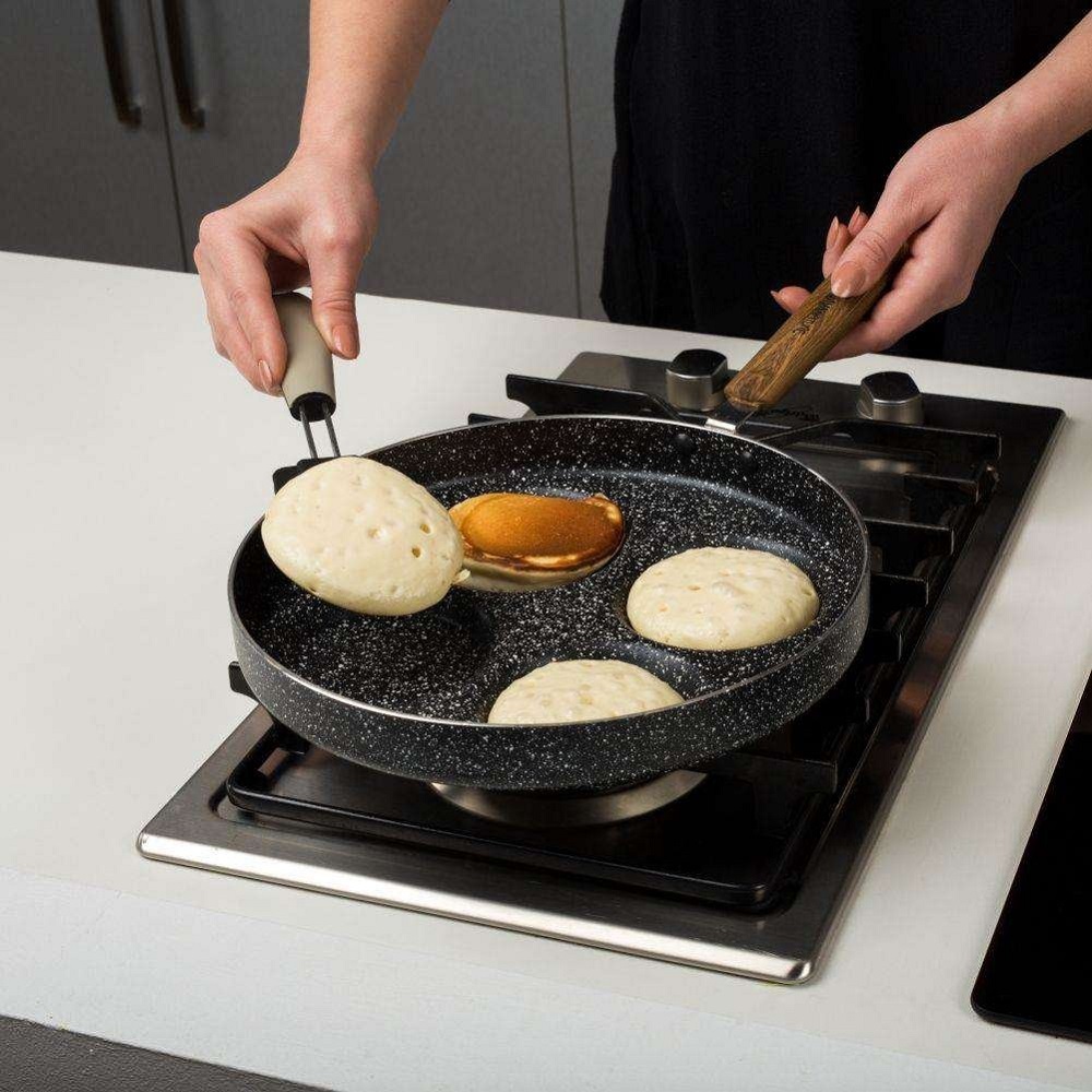 Τηγάνι Pancake Αλουμινίου Φ26cm Αντικολλητικό Nature Nava 10-144-113 - 5