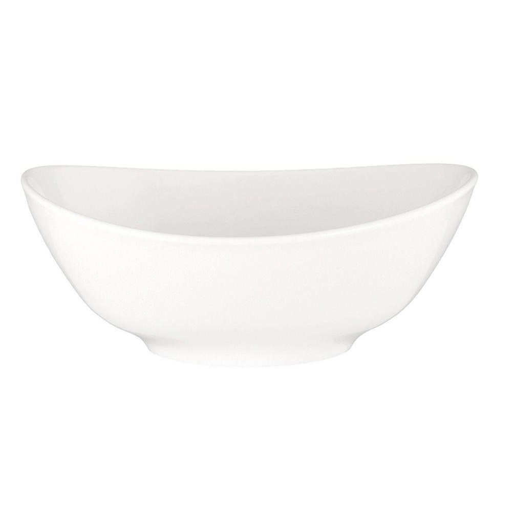 Μπολ Πορσελάνης Οβάλ Λευκό 21x17,9xH8cm Meran Seltmann 001.004419 - 1