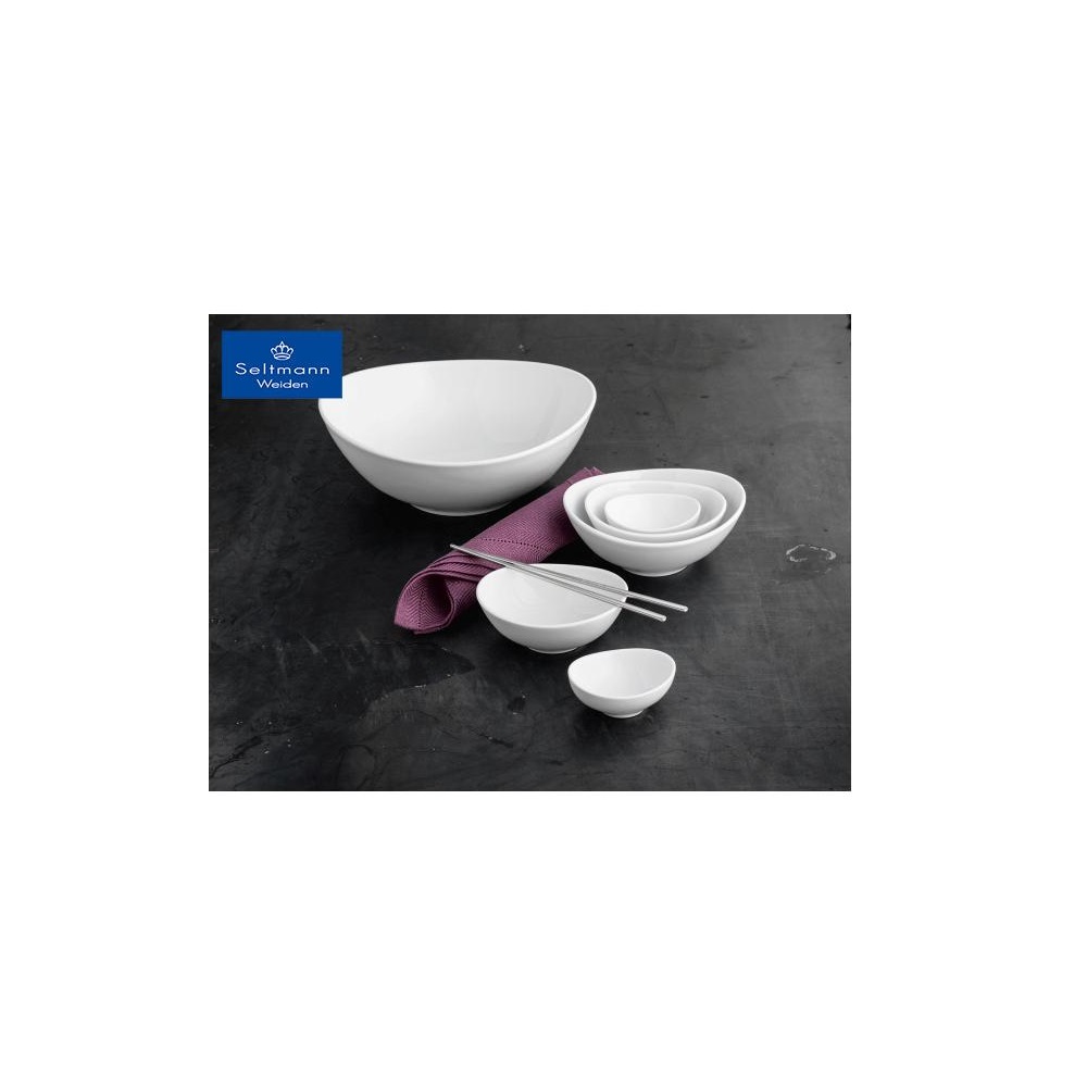 Μπολ Πορσελάνης Οβάλ Λευκό 21x17,9xH8cm Meran Seltmann 001.004419 - 2