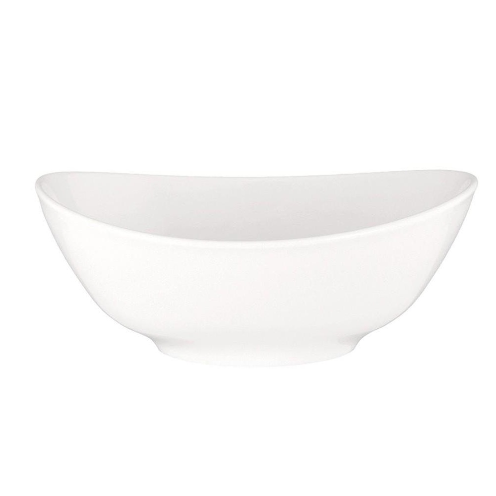 Μπολ Πορσελάνης Οβάλ Λευκό 25,5x21,6xH9,6cm Meran Seltmann 001.004420 - 1