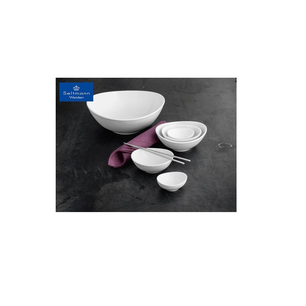 Μπολ Πορσελάνης Οβάλ Λευκό 25,5x21,6xH9,6cm Meran Seltmann 001.004420 - 3