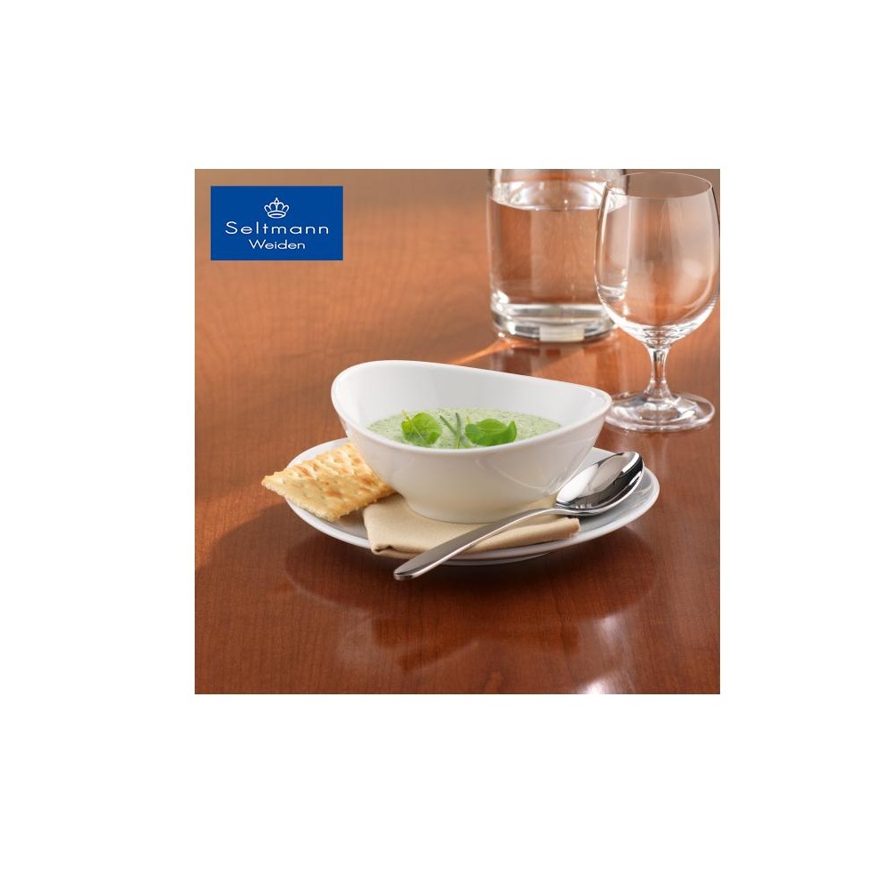 Μπολ Πορσελάνης Οβάλ Λευκό 25,5x21,6xH9,6cm Meran Seltmann 001.004420 - 4
