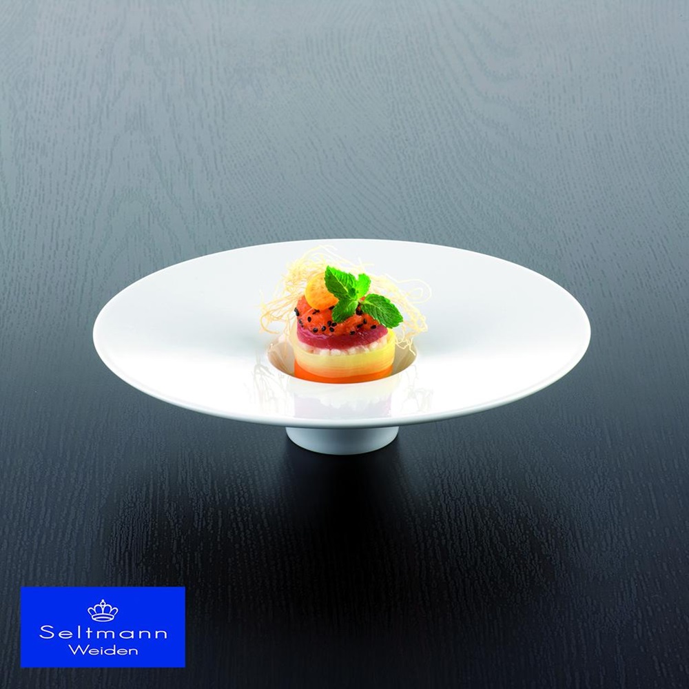 Μπολ Πορσελάνης Λευκό Με Πλατύ Rim 22x20xH4,7cm Mandarin Seltmann 001.681757 - 2