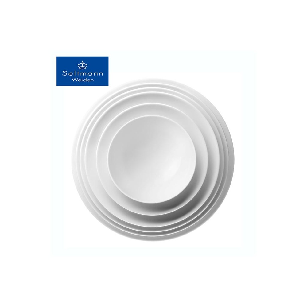 Πιάτο Ρηχό Πορσελάνης Λευκό 28,2x28,2x2,4cm Coup Fine Dining Seltmann 001.729469 - 2