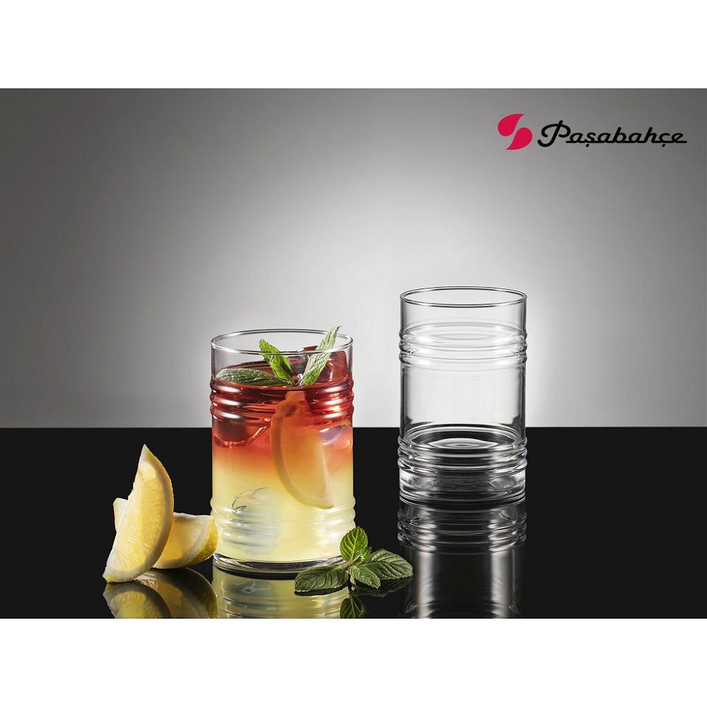 Ποτήρι Γυάλινο Long Drink 350ml Ø7,6xH9,8cm Tin Can Pasabahce SP420380G6 - 3