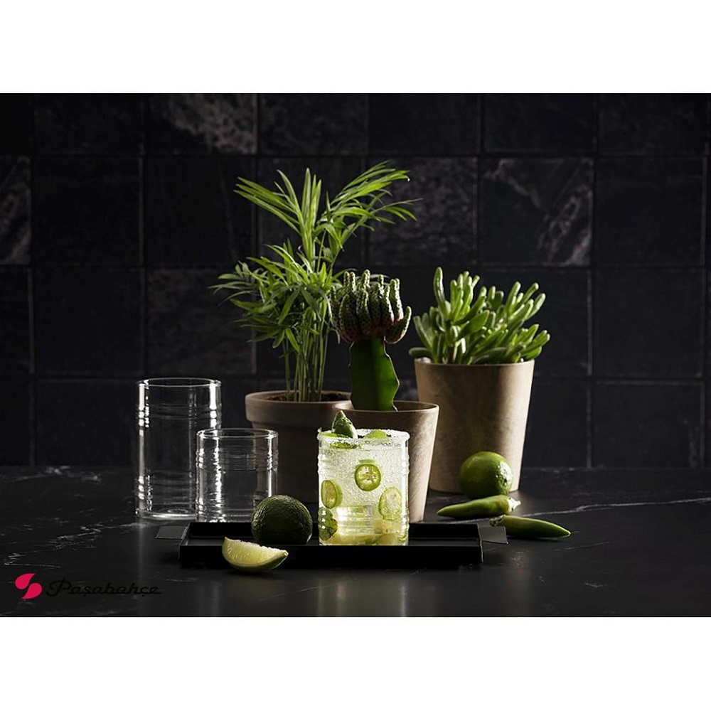 Ποτήρι Γυάλινο Long Drink 350ml Ø7,6xH9,8cm Tin Can Pasabahce SP420380G6 - 4