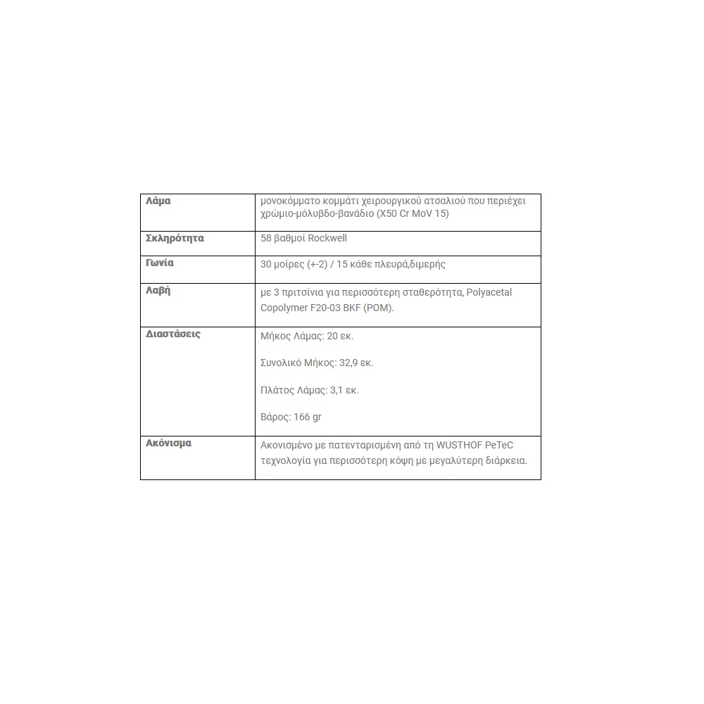 Μαχαίρι Φιλεταρίσματος (Slicer) 20cm 4522-20 Classic Wusthof 1040100720 - 5