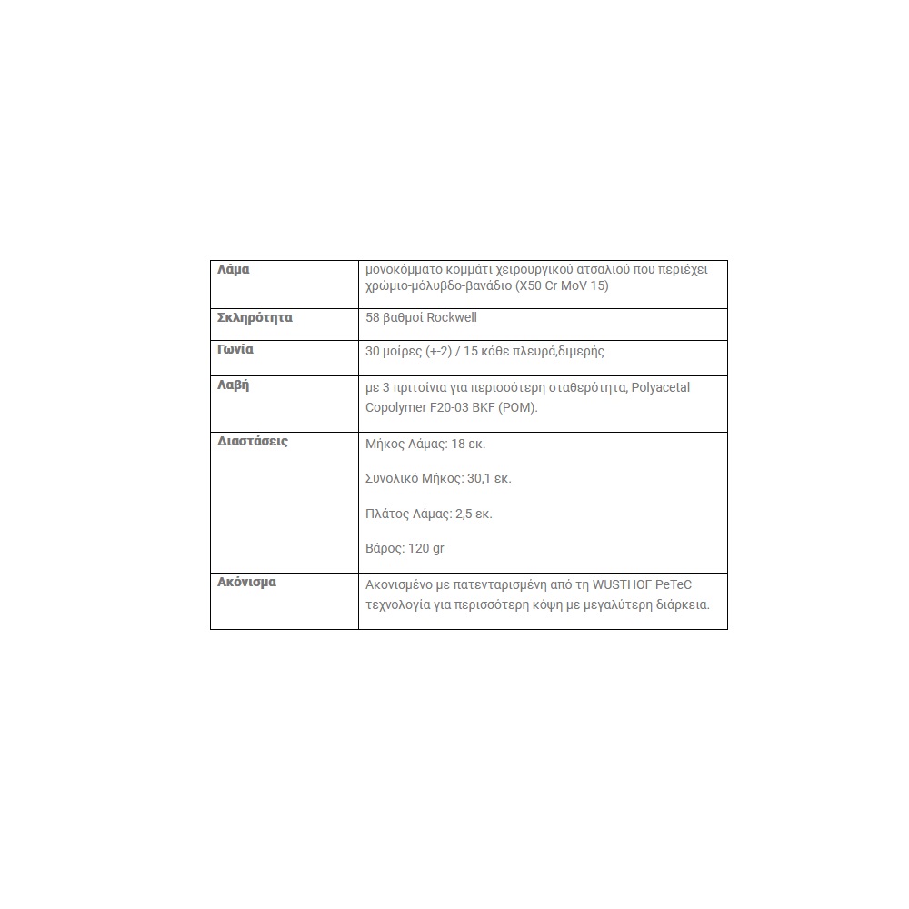 Μαχαίρι Φιλεταρίσματος 18cm (Slicer) Classic Wusthof 1040100718 - 5