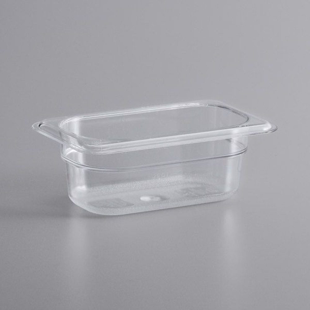 Δοχείο Gastronorm Διάφανο Polycarbonate GN 1/9 (17,3x10,8xH6,5cm) GTSA PC-7192 - 