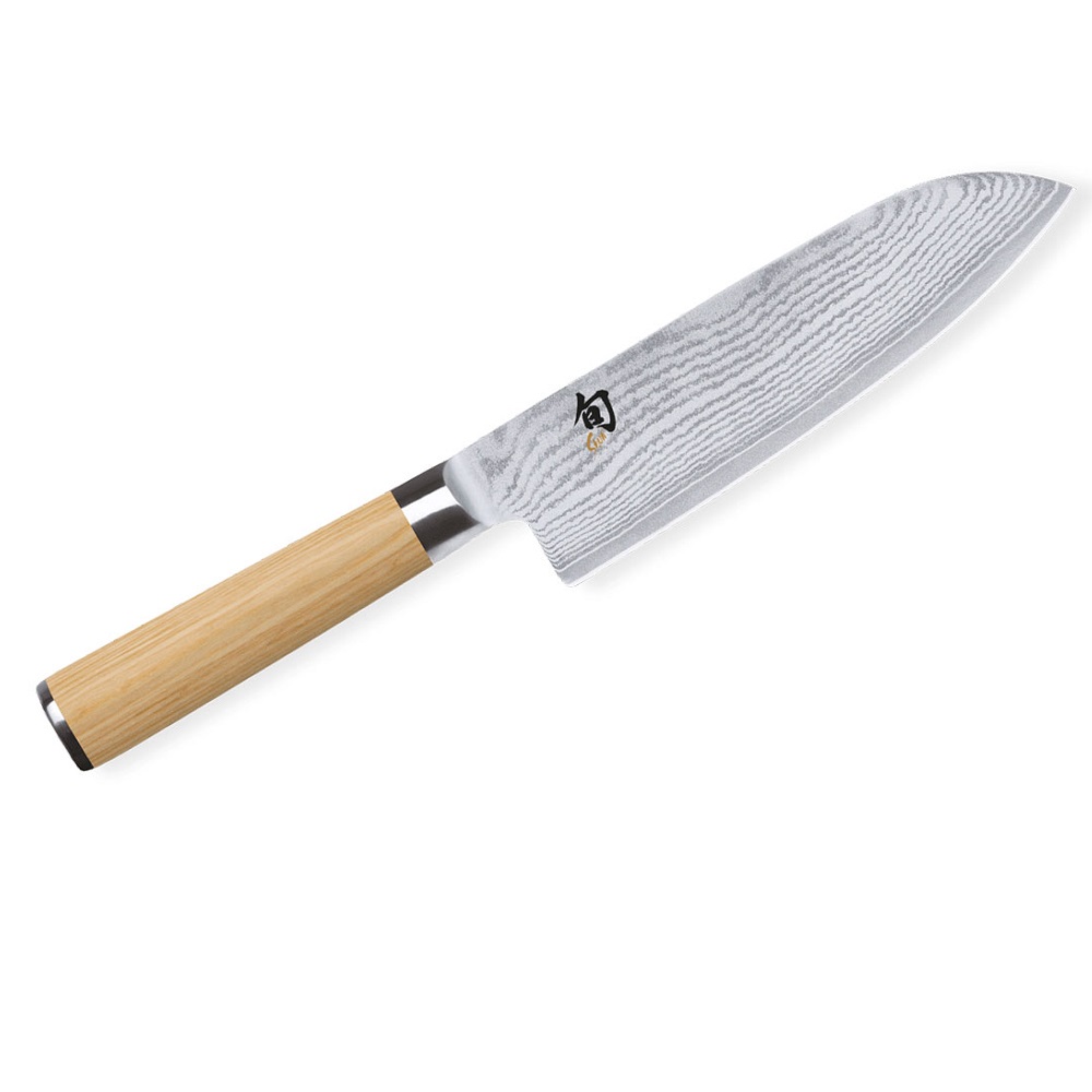 Μαχαίρι Santoku 18cm Shun Classic White Kai DM-0702W - 