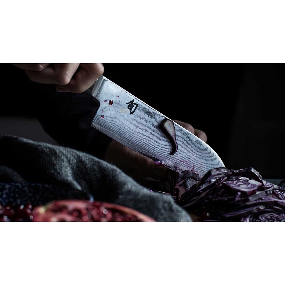 Μαχαίρι Santoku 18cm Shun Classic White Kai DM-0702W - 4