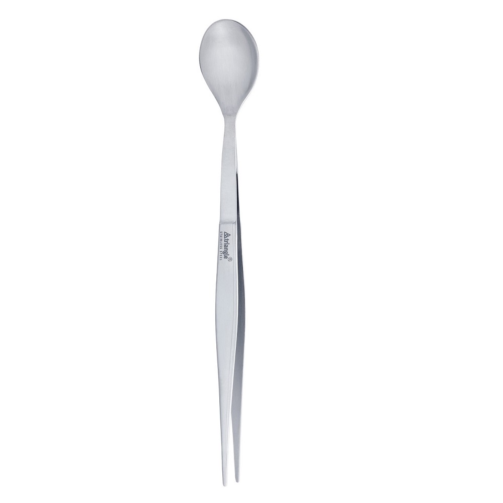 Tasting Spoon & Λαβίδα Degustation Ασημί 17cm Triangle 50493-17 - 