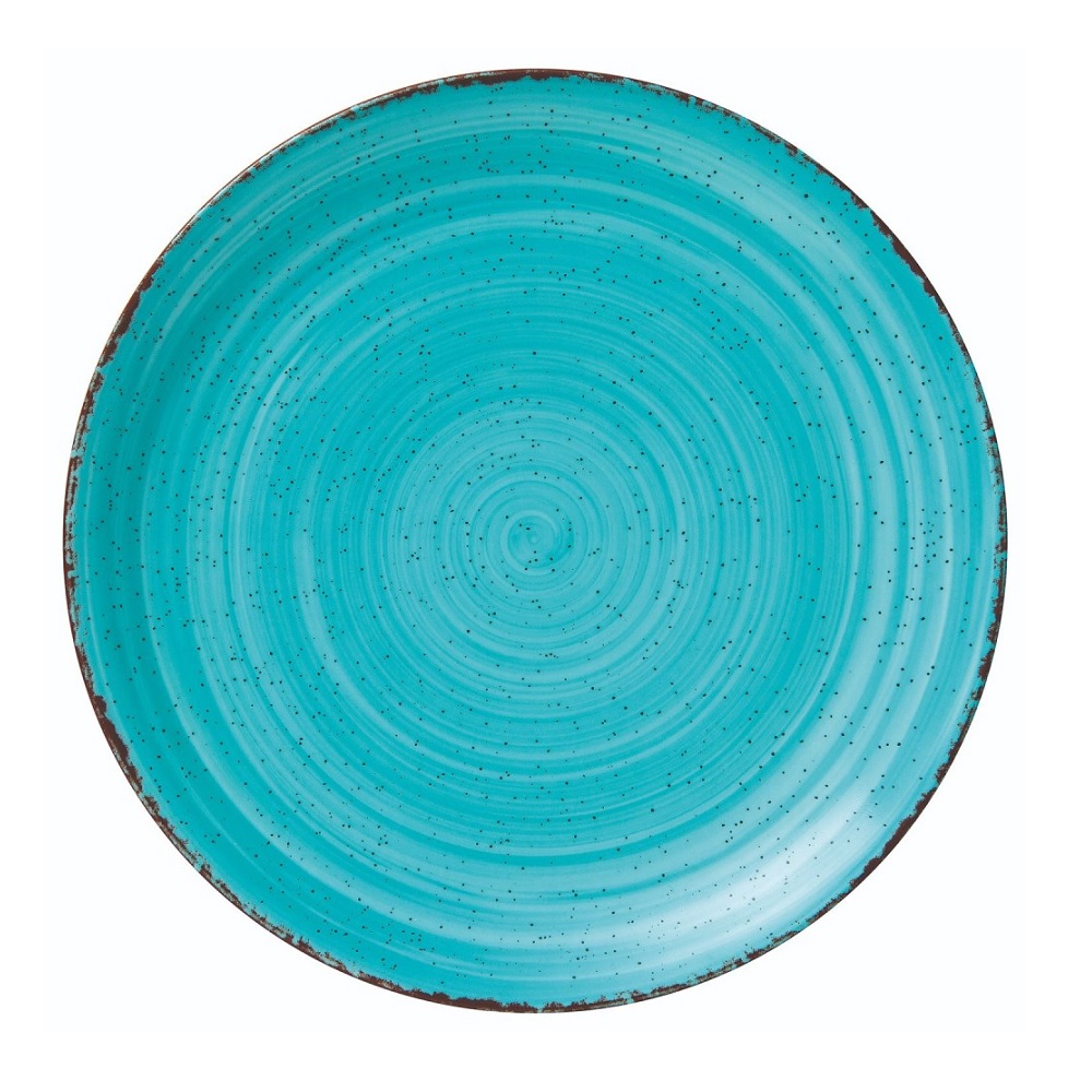 Πιάτο Ρηχό Πορσελάνης Γαλάζιο Φ25cm Tiffany GTSA 66-7025 - 1