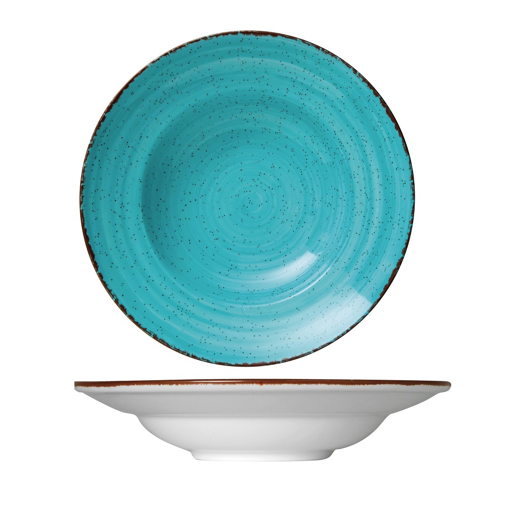 Πιάτο Βαθύ Πορσελάνης Γαλάζιο Φ27cm Tiffany GTSA 66-7127 - 3