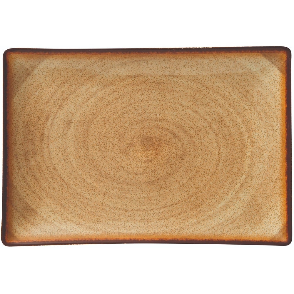 Πιατέλα Πορσελάνης Ορθογώνια Sahara 27x16cm In-Glazed GTSA 66-8327 - 