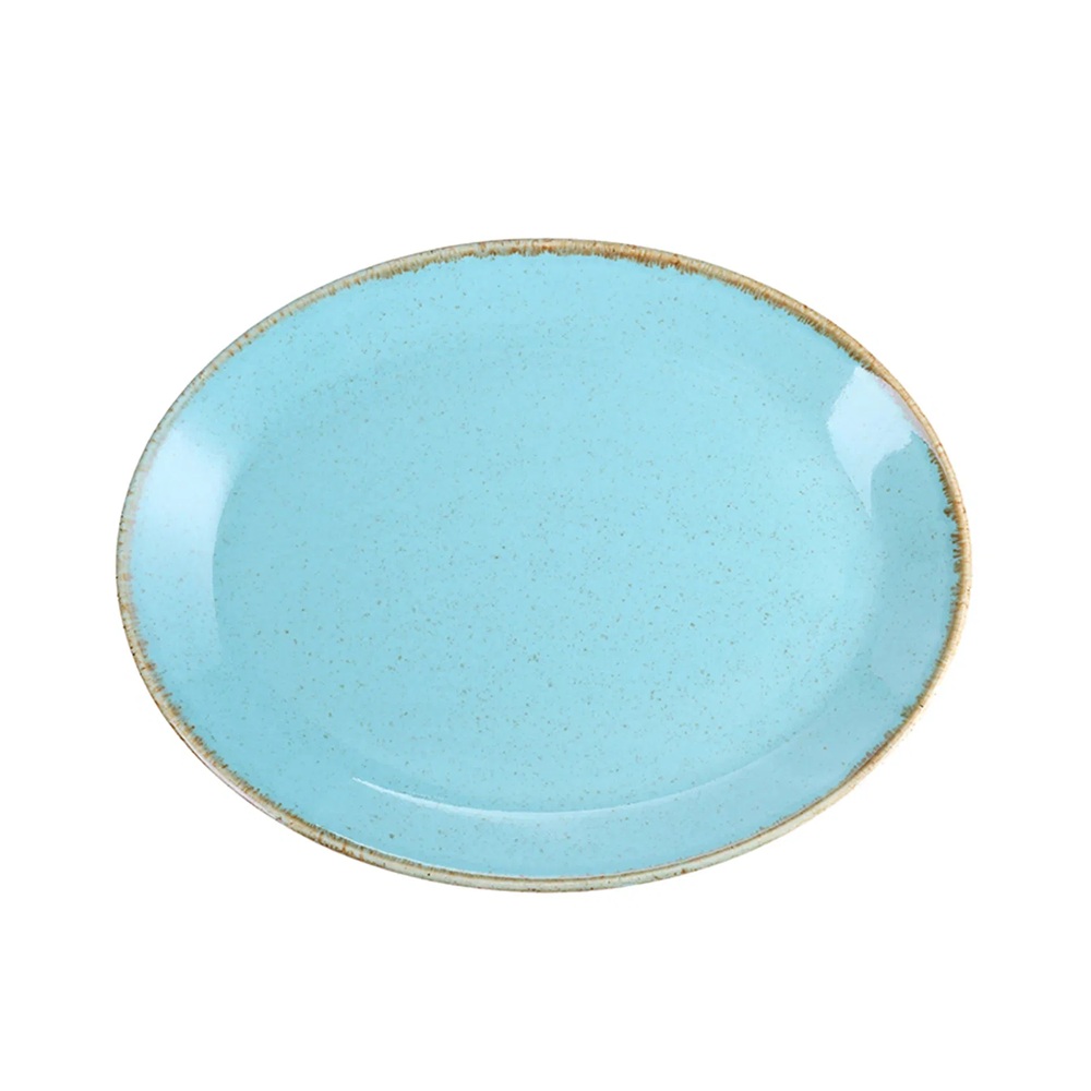 Πιάτο Πορσελάνης Οβάλ Turkuaz 31cm Porland Seasons 04ALM001394 - 