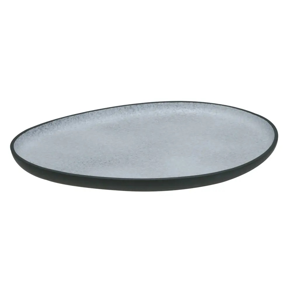 Πιατέλα Σερβιρίσματος Πορσελάνης Granite Γκρι 34x27,8x2,2cm HFA 5415021 - 2