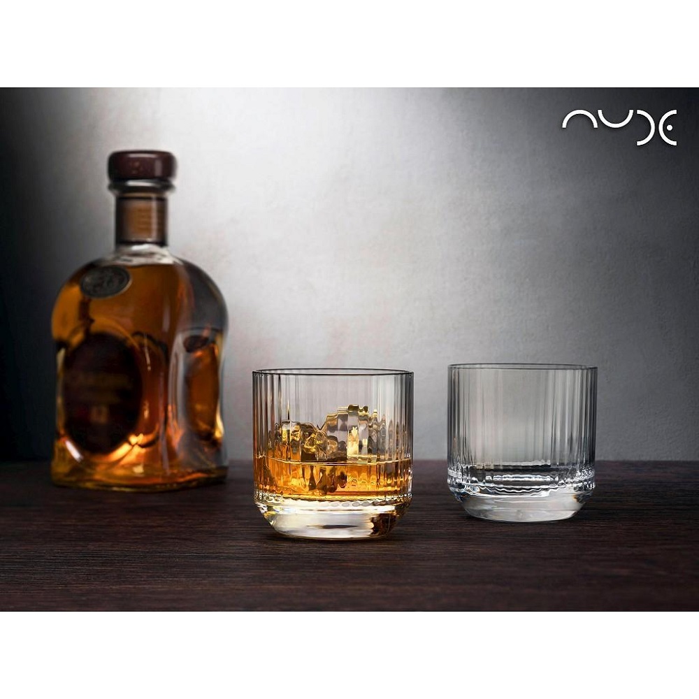 Ποτήρι Whisky 320ml Κρυσταλλίνης Διάφανο Φ8,4xH8,8cm Big Top Nude NU64142 - 2