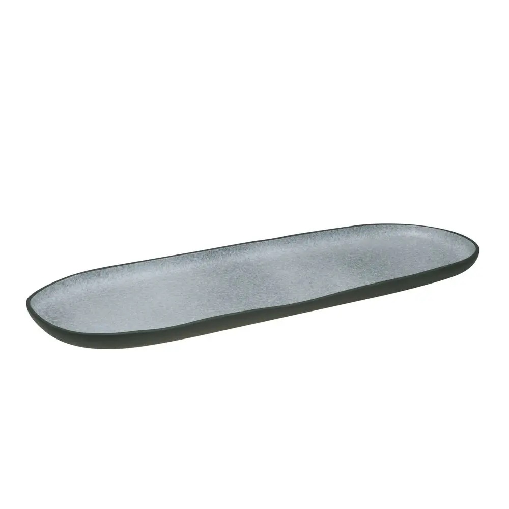 Πιατέλα Οβάλ Πορσελάνης Granite Γκρι 50.5x18x2cm HFA 5417021 - 