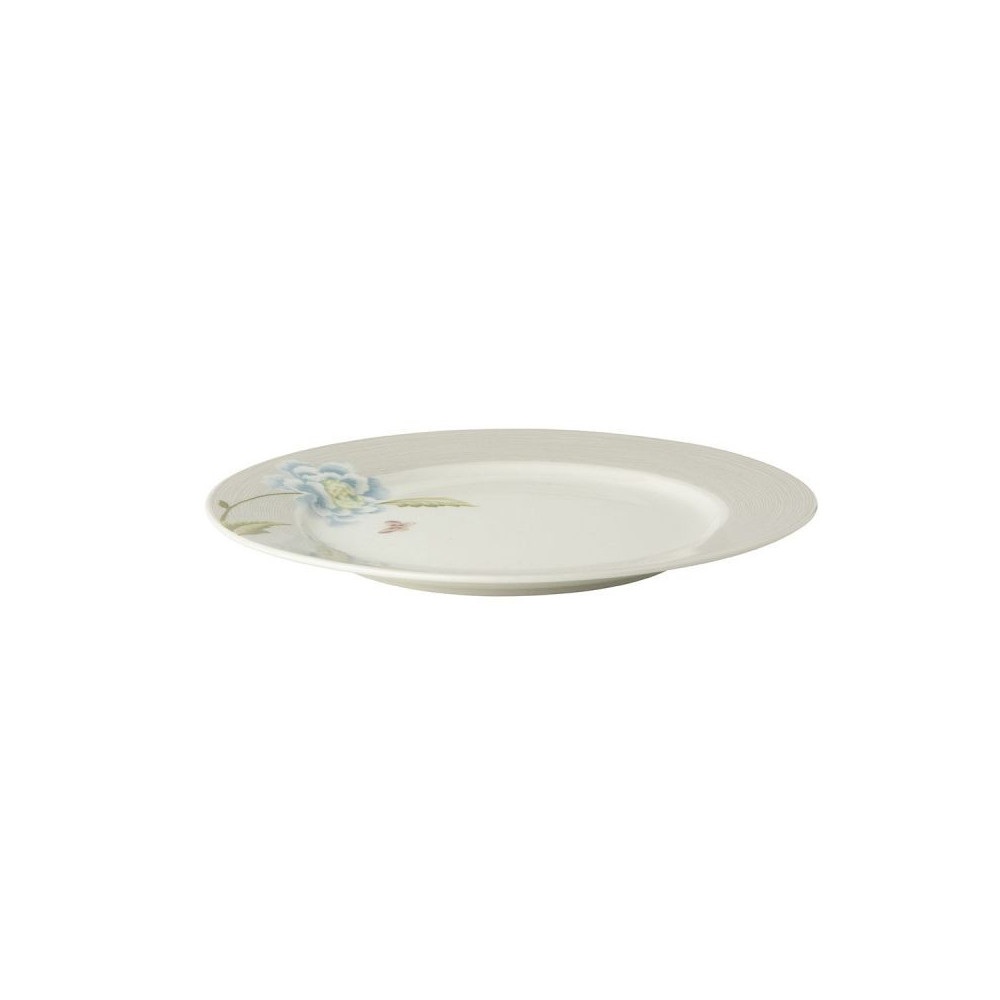Πιάτο Φρούτου Πορσελάνης New Bone China 20×20 εκ. Laura Ashley Heritage Cobblestone Pinstripe Uni LA180446 - 2