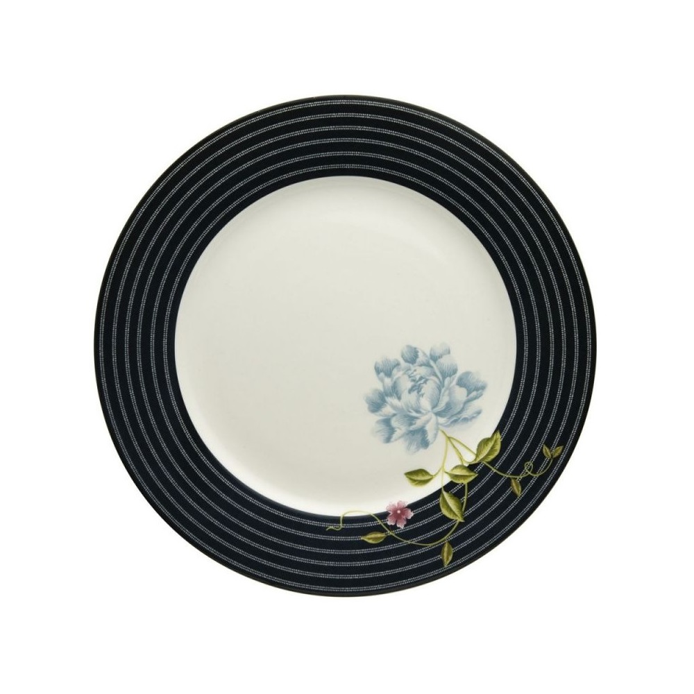 Πιάτο Ρηχό Πορσελάνης Στρογγυλό Φ26cm Midnight Candy Uni Heritage Laura Ashley LA180458 - 1