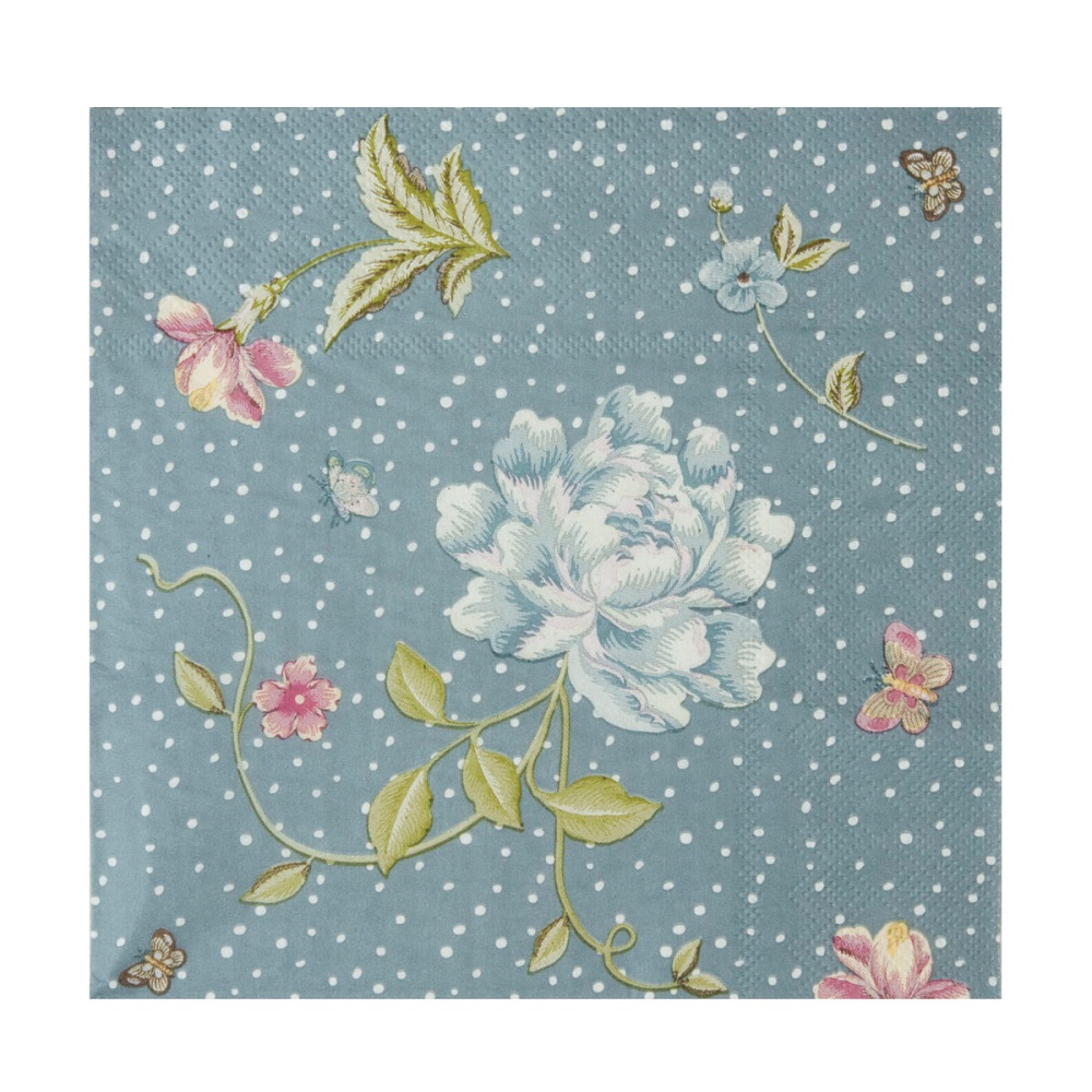 Χαρτοπετσέτες 33x33cm 20τμχ Seaspray Heritage Laura Ashley LA180986 - 