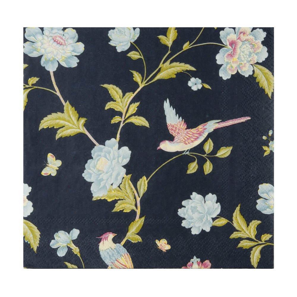 Χαρτοπετσέτες 33x33cm 20τμχ Elveden Midnight Heritage Laura Ashley LA180989 - 