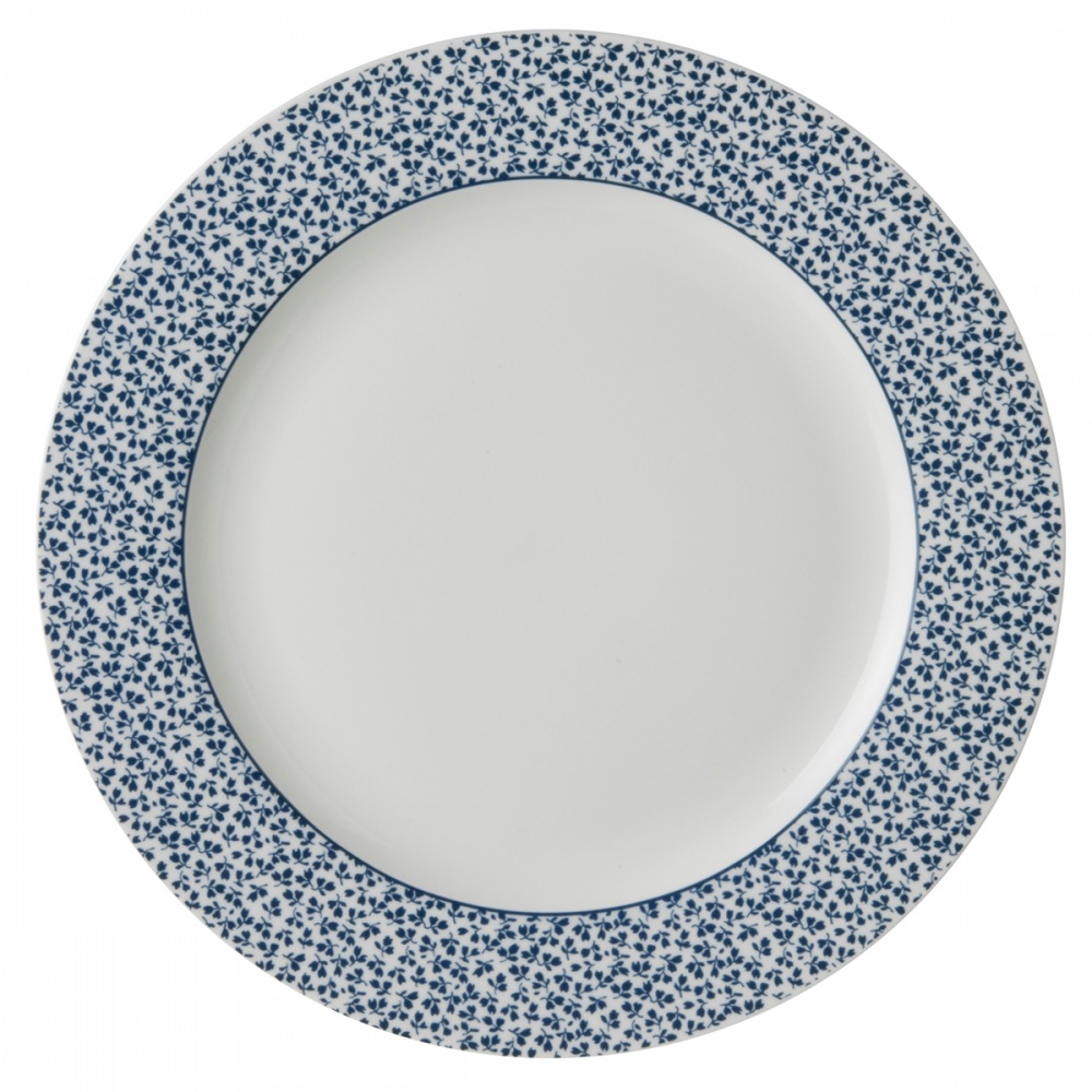 Πιατέλα Πορσελάνης Inglaze New Bone China Ø30cm Floris Blueprint Laura Ashley LA179922 - 1