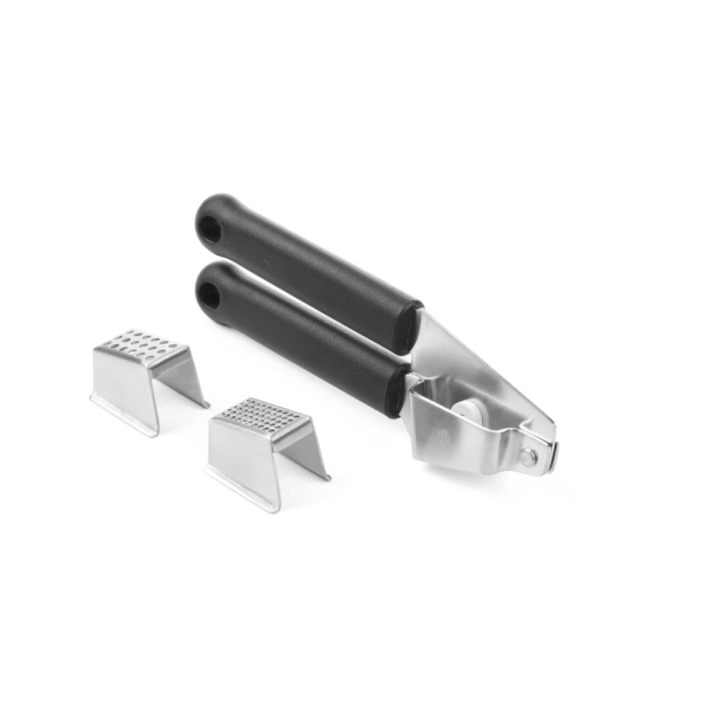 Πρέσα Σκόρδου Ανοξείδωτη Με 2 Κεφαλές 18x2,5xH7,5cm 856123 Hendi 30.41133 - 