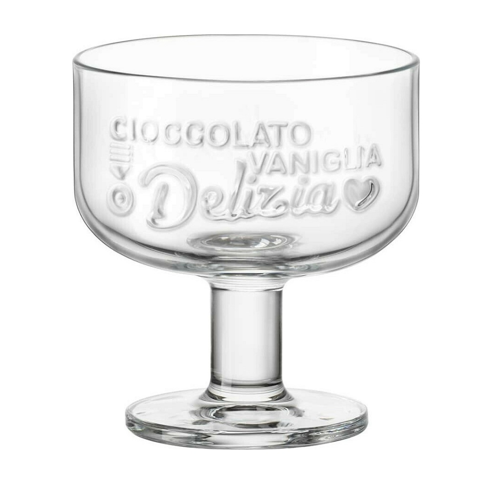 Ποτήρι Γυάλινο Παγωτού 280ml Ø9xH10cm Graphica Bormioli Rocco 00.10482