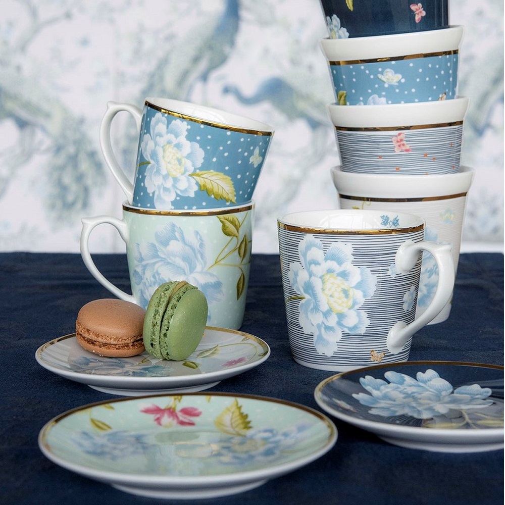 Κούπα Πορσελάνης 220ml 10,6x8xH7,5cm Mini Seaspray Uni Heritage Laura Ashley LA180415 - 5