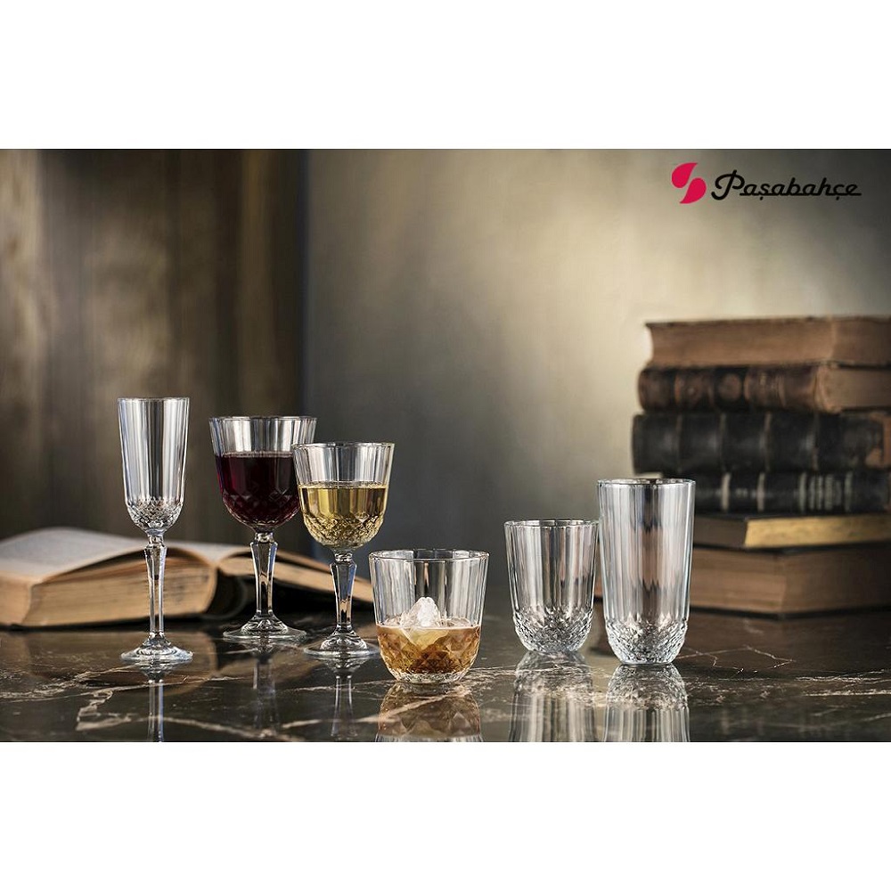 Ποτήρι Γυάλινο Κρασιού 230ml Ø8,5xH16,8cm Diony Pasabahce SP440220K12 - 2