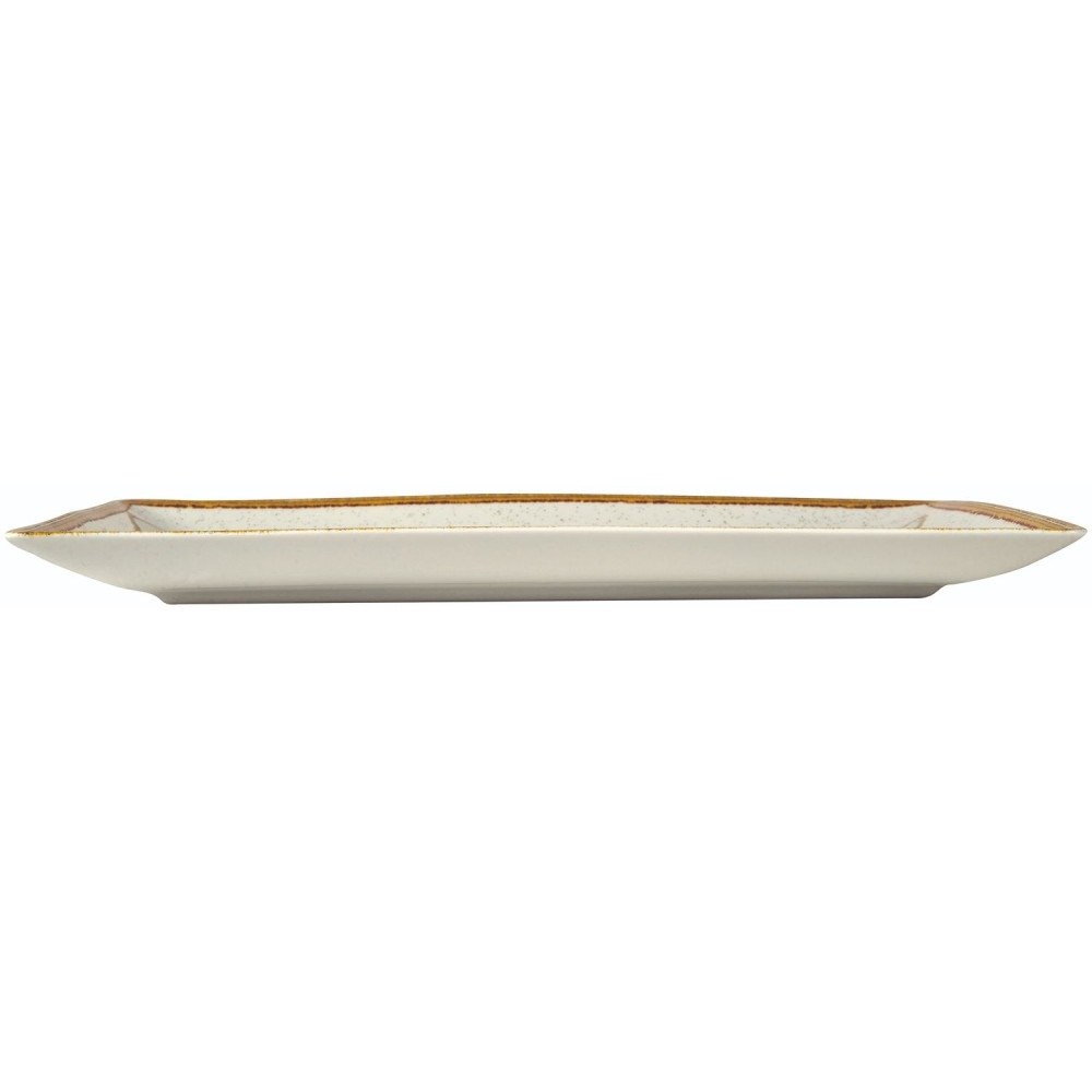 Πιατέλα Ορθογώνια Πορσελάνης Μπεζ 31x21cm Ivory GTSA 66-5331 - 2