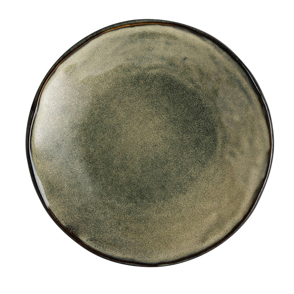 Πιάτο Ρηχό Stoneware Πράσινο 17cm Dutch Rose Organic OR182038 - 2