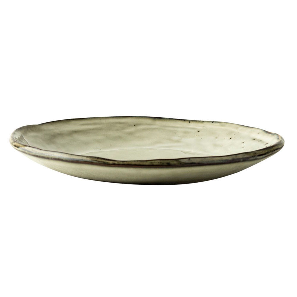 Πιάτο Ρηχό Stoneware Κρεμ 17cm Dutch Rose Organic OR182040 - 1