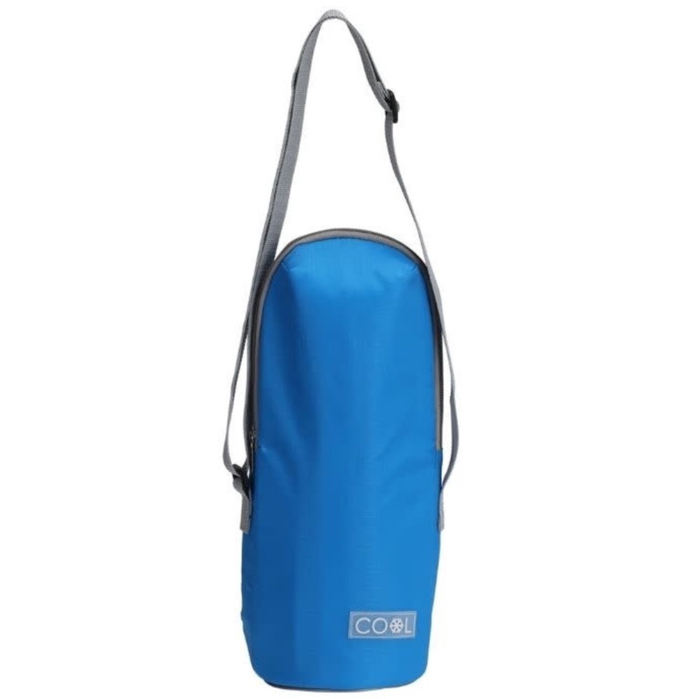 Ισοθερμική Θήκη Μπουκαλιού Πολυεστέρα Μπλε 1,5L 12x12x32cm COOL DB9000600 - 