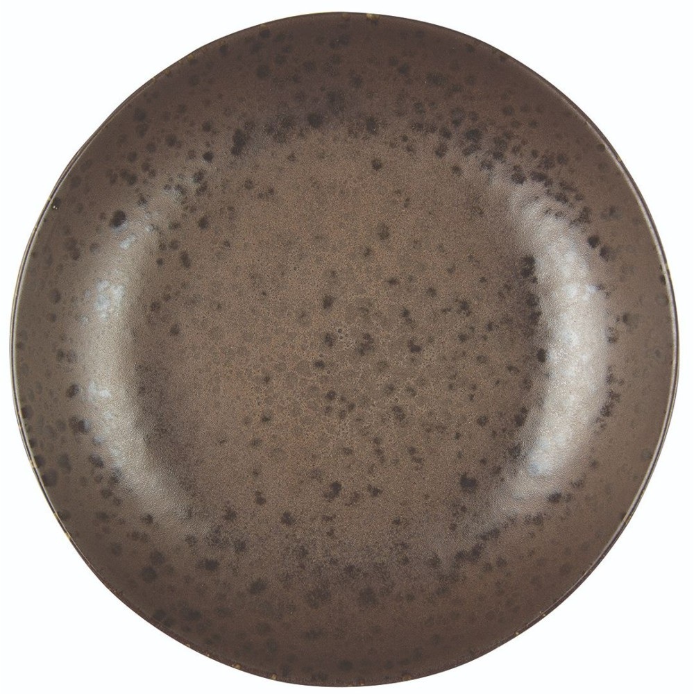 Σαλατιέρα Stoneware Phobos Marrone In-Glaze 28cm Le Coq Ιταλίας 67-PHOMA4280 - 