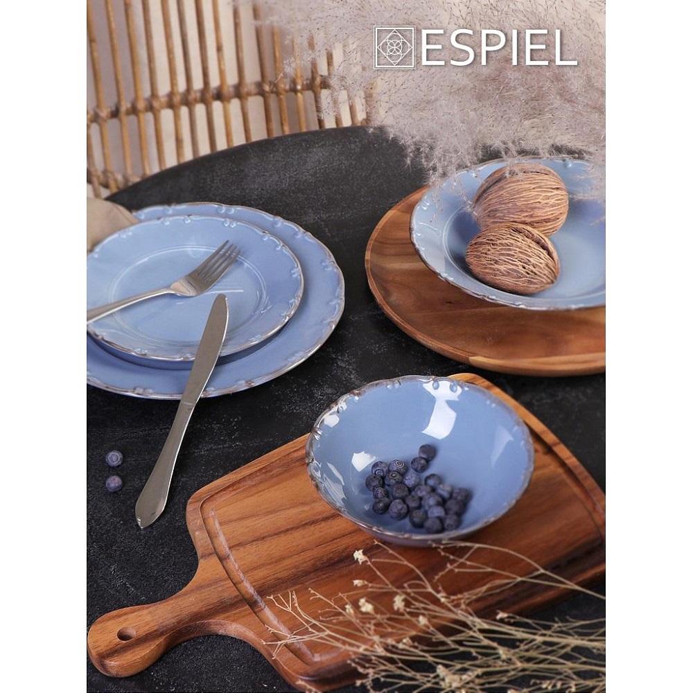 Δίσκος Στρογγυλός Ξύλο Ακακίας Φ20xH1,5cm Espiel BAG101 - 5