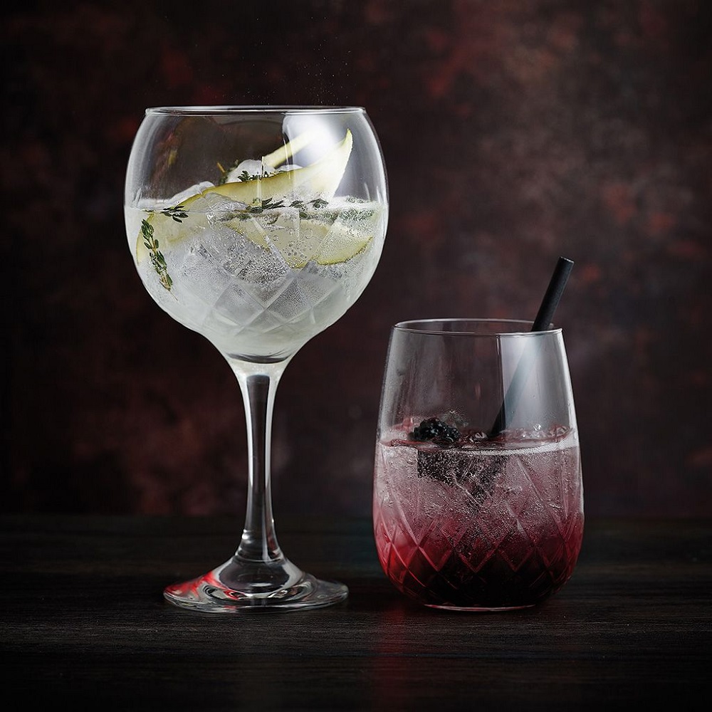 Ποτήρι Γυάλινο Gin Tonic 620ml Ø8,6xH20cm Rococo Borgonovo 01.10311 - 3